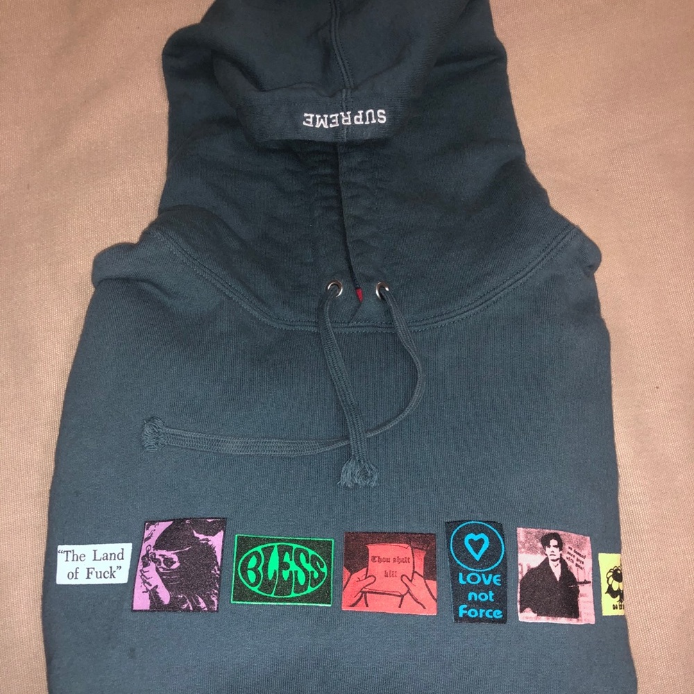 Supreme Hoodie Bless Slate